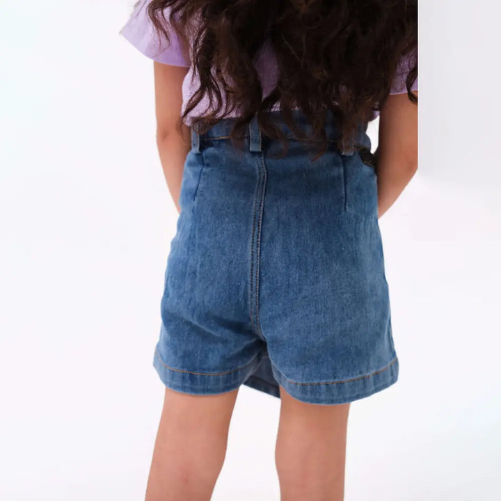 Krawl Kids Asymmetric Skort - Blue