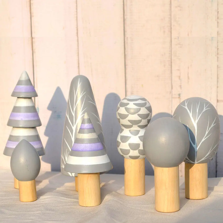 Playbox Wooden Arctic Tree Toy Set - 7Pcs