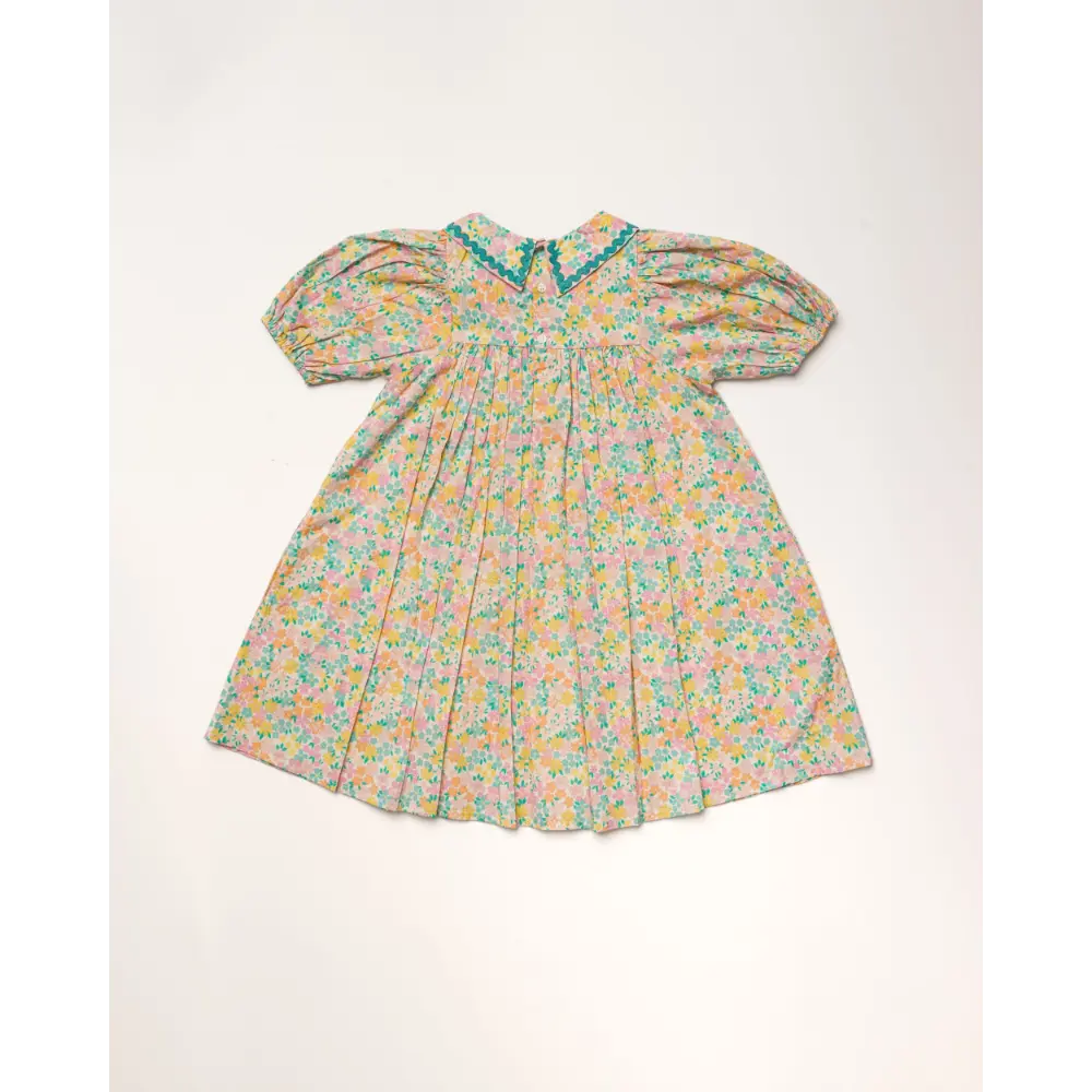 Early Sunday Beth Dress - Emma Floral Mint Print
