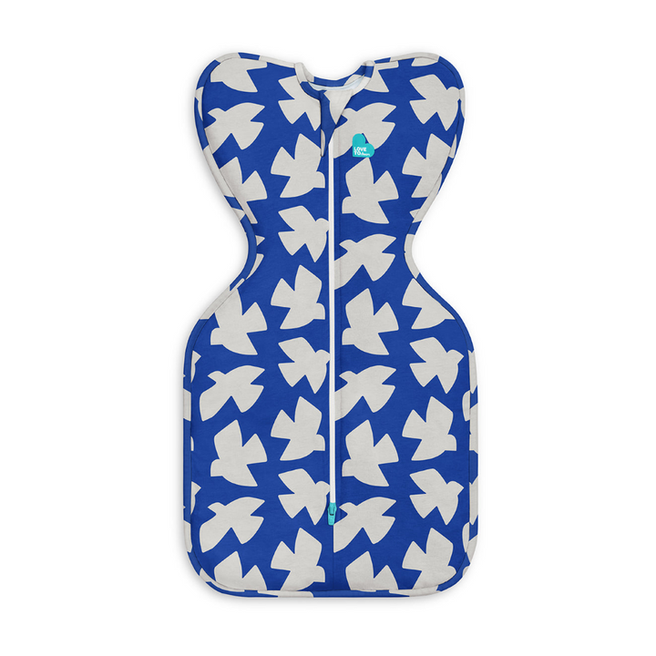 Love to Dream Swaddle Up™ - 1.0T - Stretch Cotton - Cobalt Paperbirds