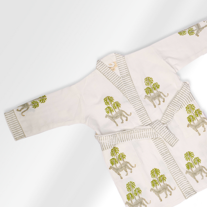Torii Baby Cheetah Bathrobe