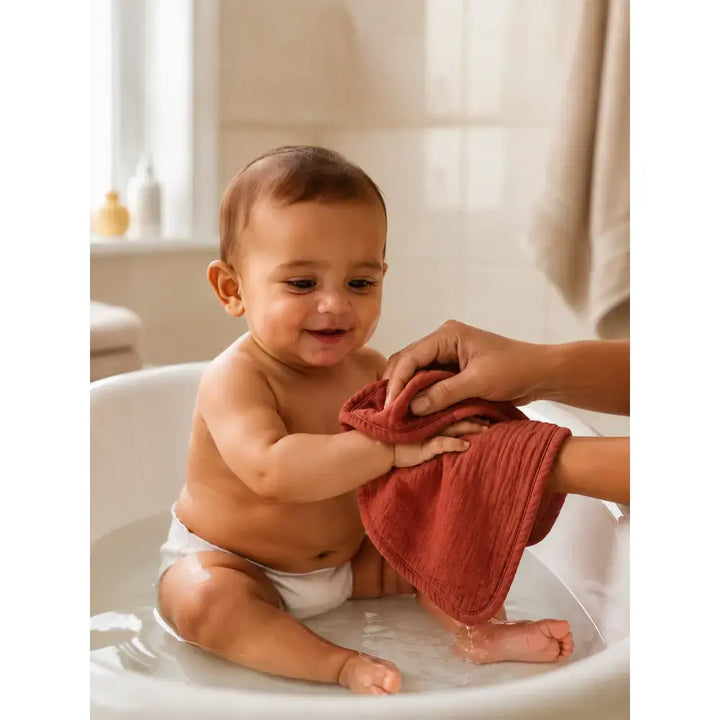 Prekies Washcloths Safari Trail Print - Multi (Set of 3)