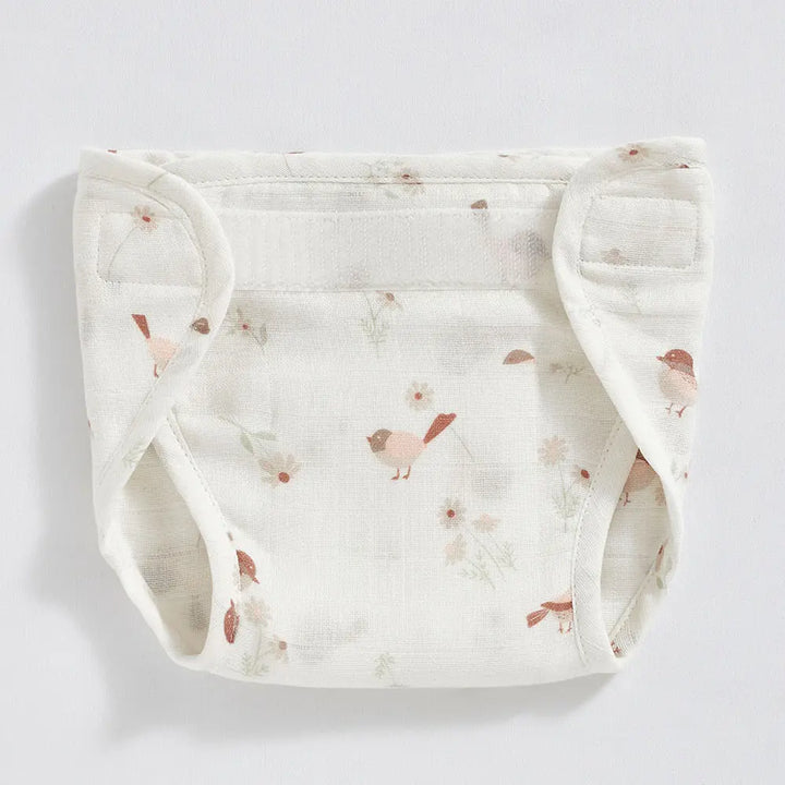 Annasimona Kids Bird Muslin Nappies - Set of Three