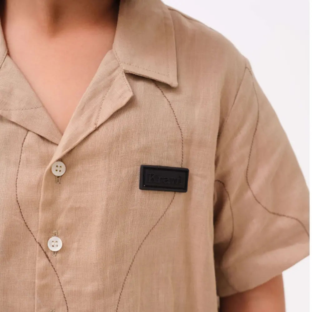 Krawl Kids Breezy Shirt - Brown