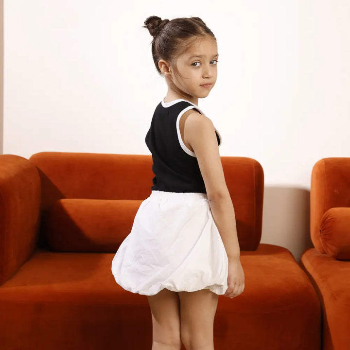 Krawl Kids Bubble Skirt - White