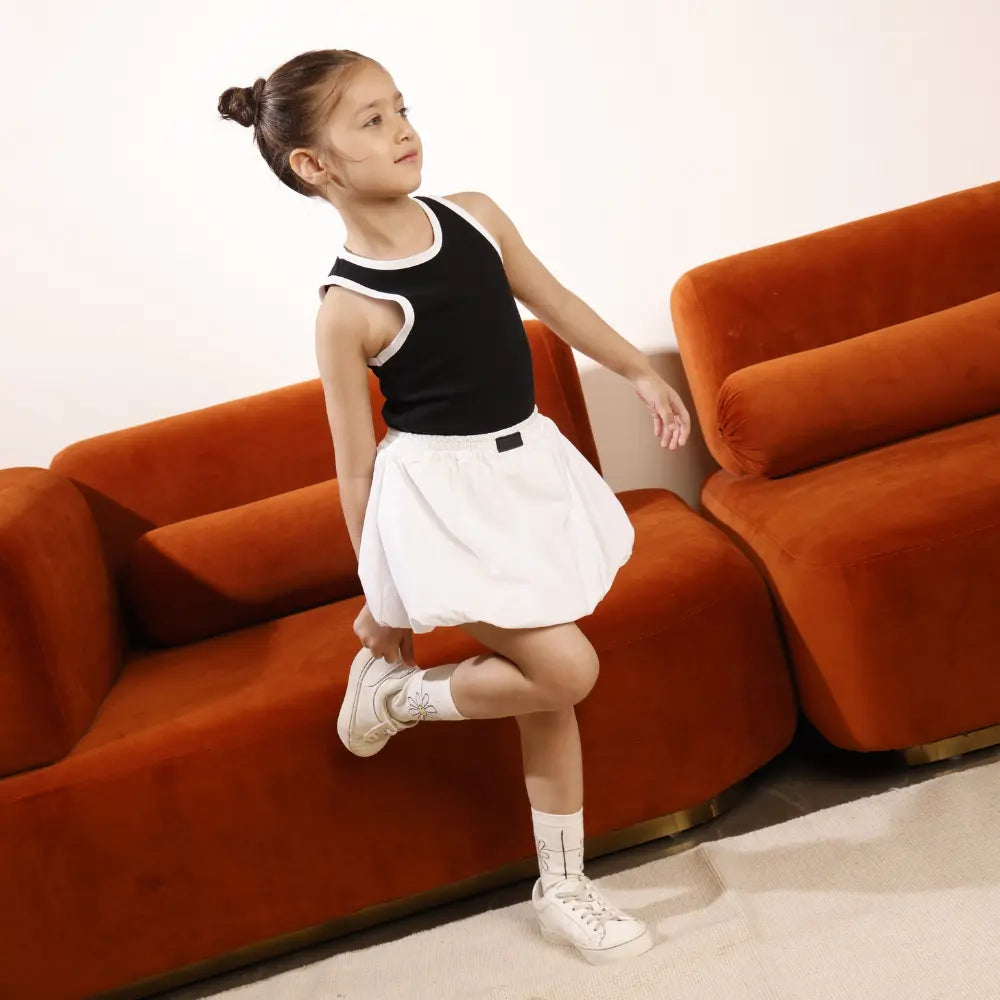 Krawl Kids Bubble Skirt - White