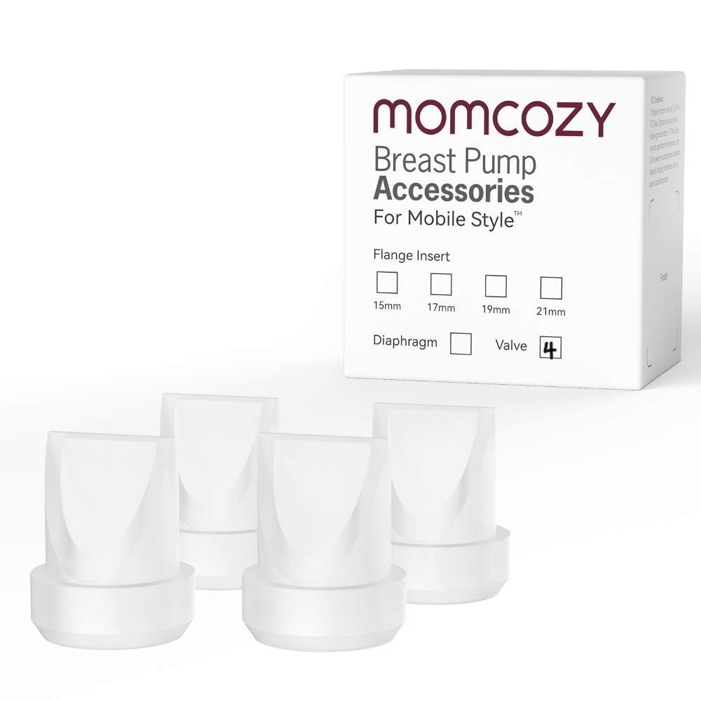 Momcozy Breastfeeding Access Duckbill Valve for M5*4 - Transparent
