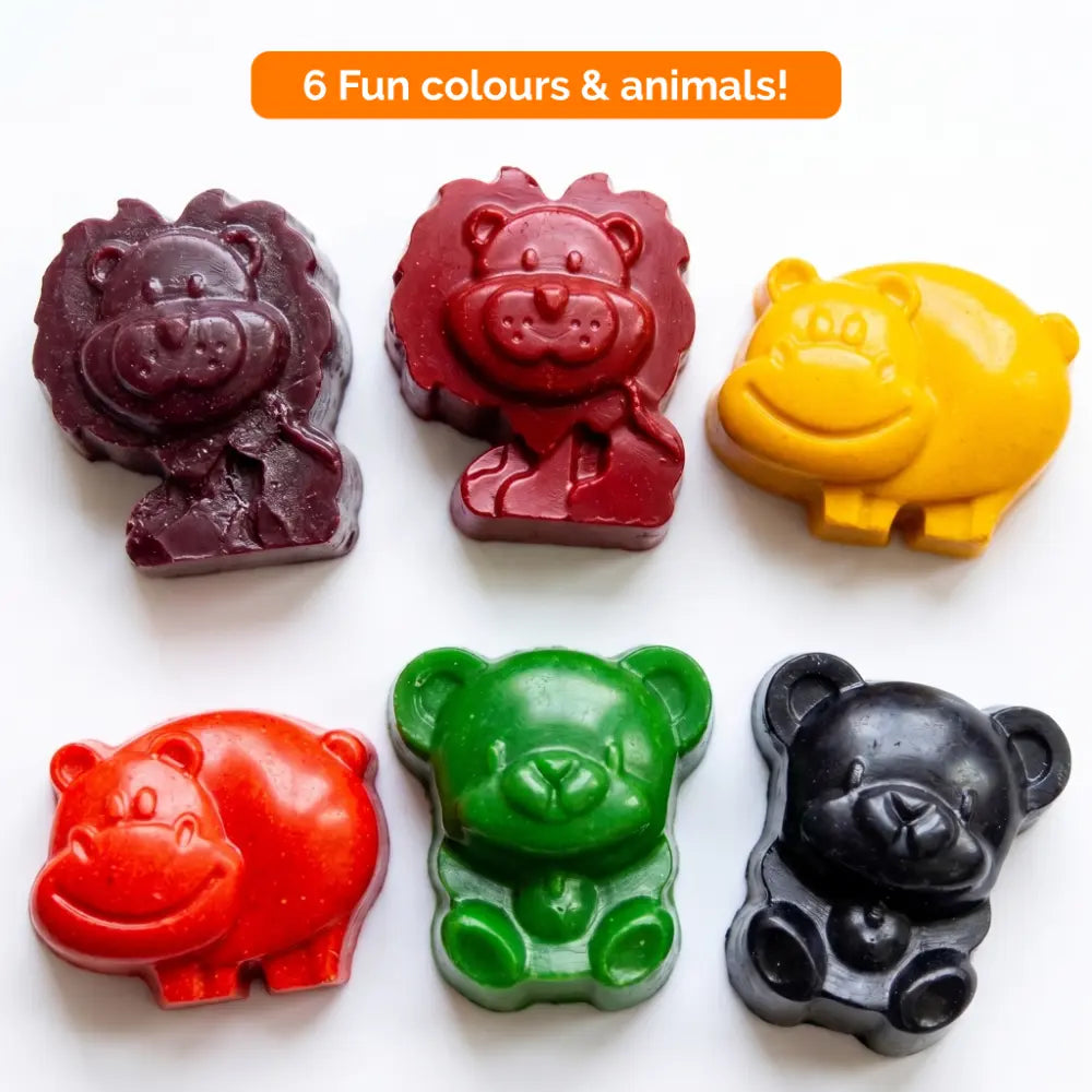 Shumee Crayon Colouring Activity Kit for Kids | Organic Non-Toxic Crayons | 20-Page Colouring Book | Art &amp; Craft Kit for Boys &amp; Girls | Age 3+ Years