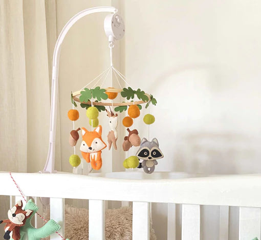 Crib Mobile - With arm and Manual Music Box