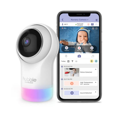Hubble Connected Nursery Pal Glow Baby Monitor