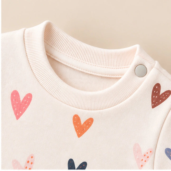 Faura Dress For Girls - Sweetheart Stripes
