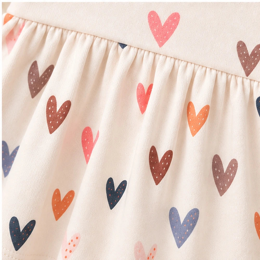 Faura Dress For Girls - Sweetheart Stripes