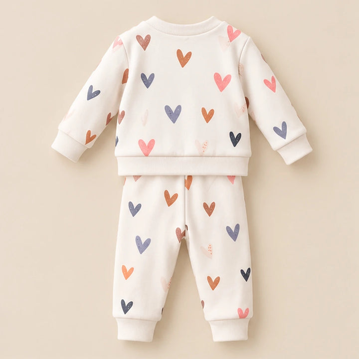 Faura Sweetheart Stripes Clothing Set For Girls