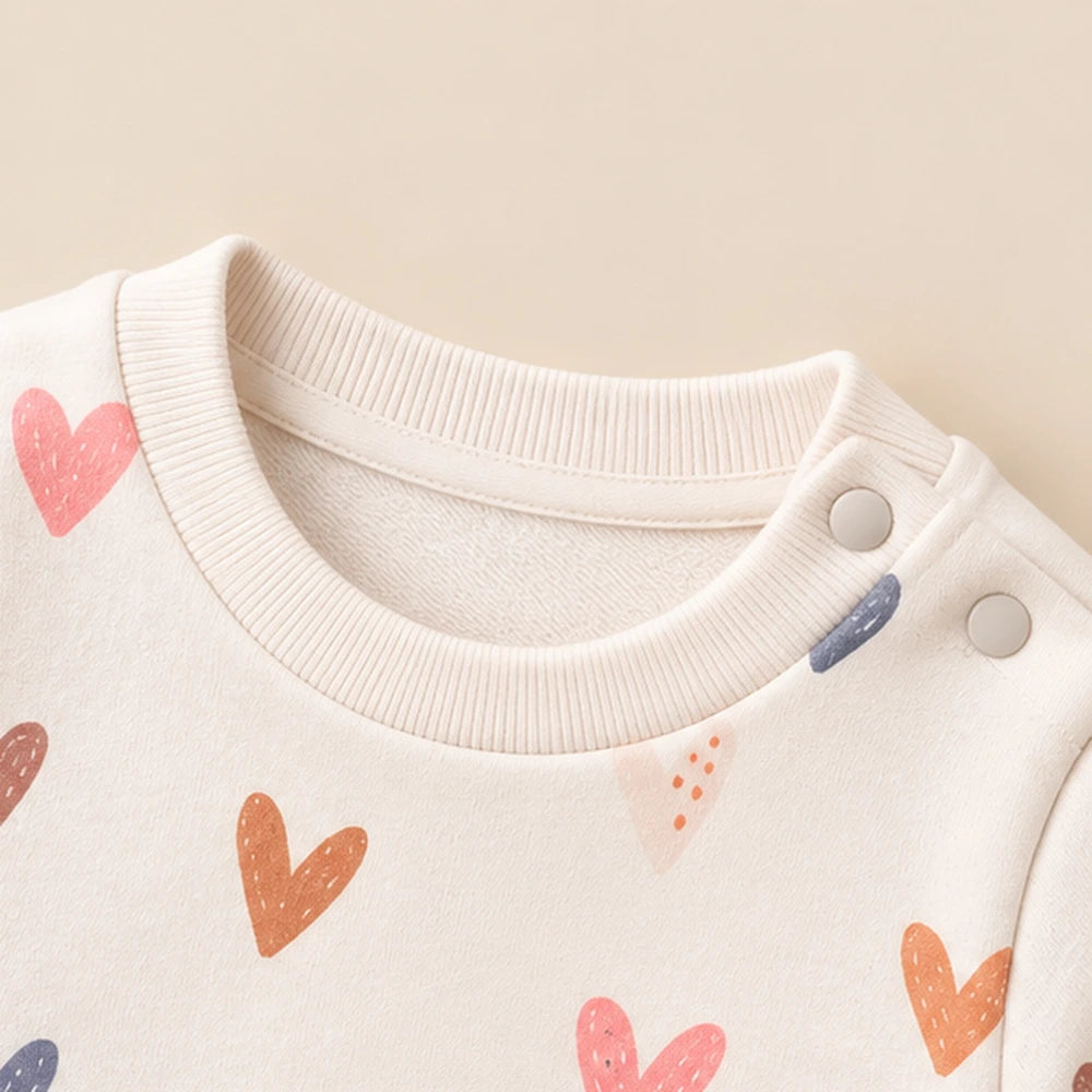 Faura Sweetheart Stripes Clothing Set For Girls