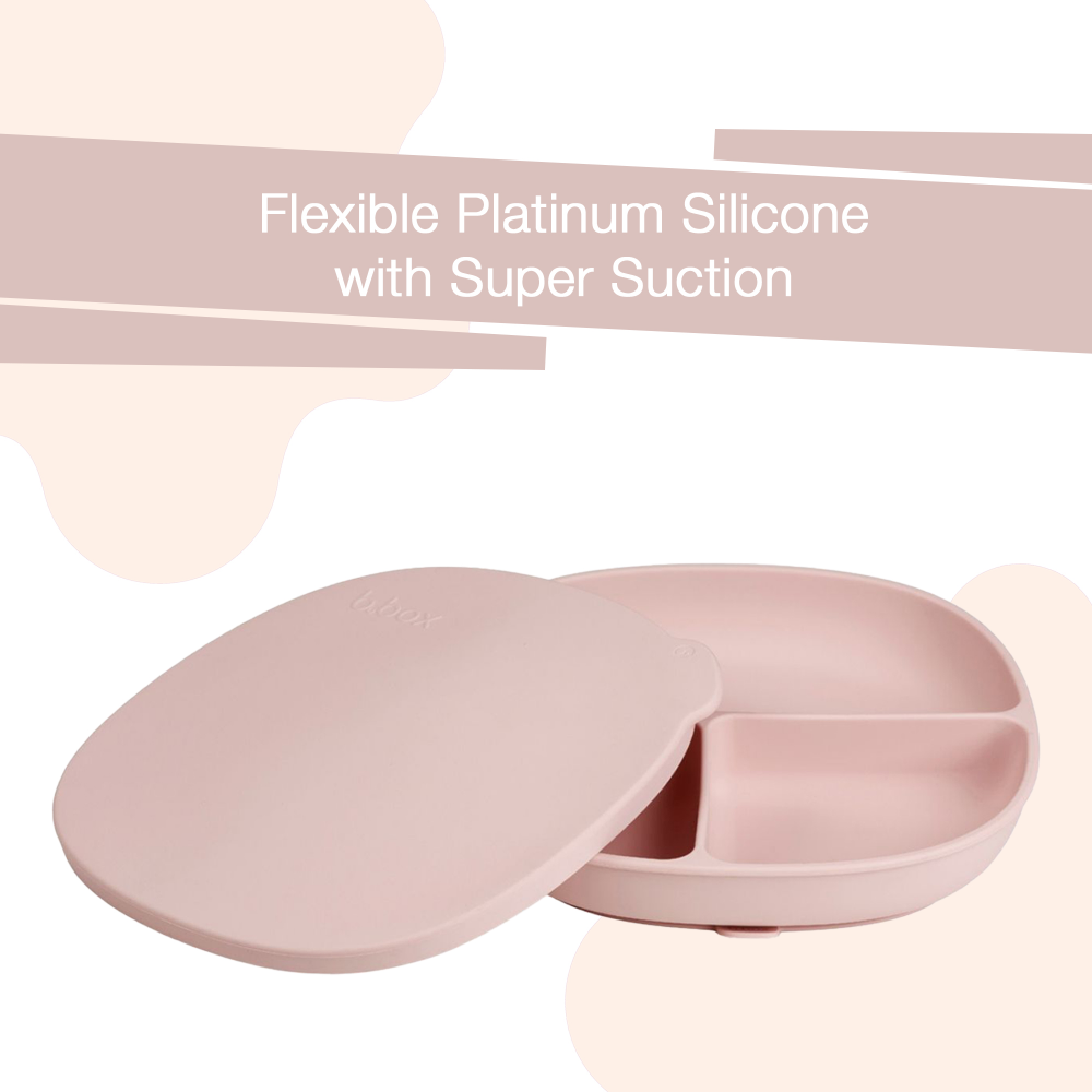 B.box Silicone Plate + Lid with Suction Base