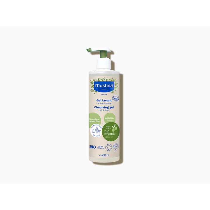 Mustela organic cleansing gel - 400ml