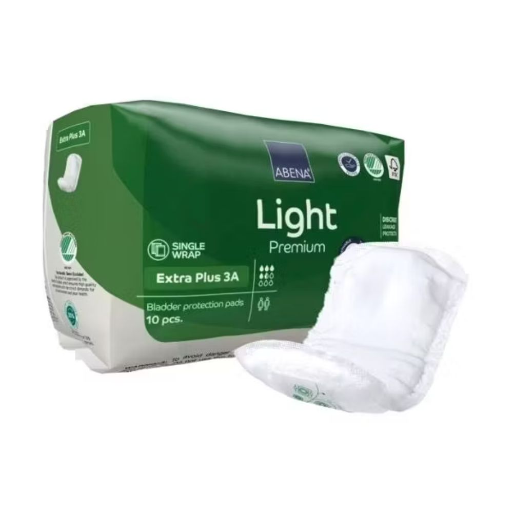 Abena Light Extra Plus 3A Incontinence Pads - 600 ml absorbency