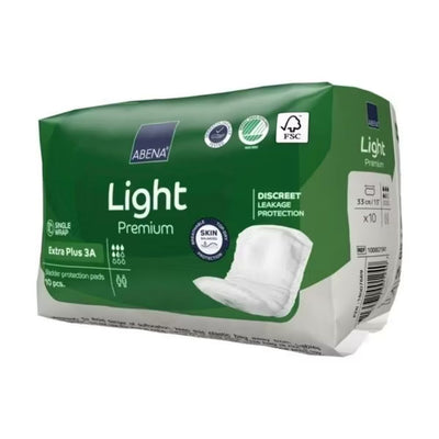 Abena Light Extra Plus 3A Incontinence Pads - 600 ml absorbency