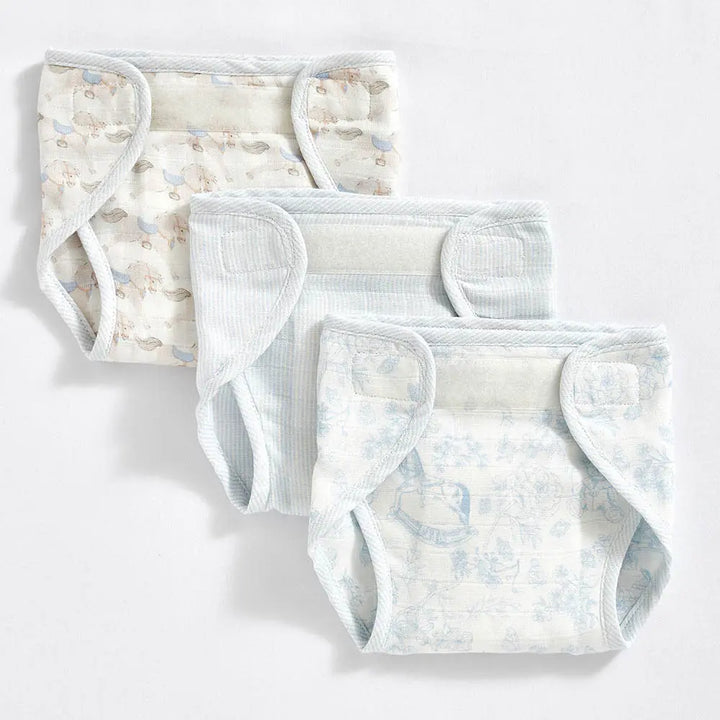 Annasimona Kids Horse Cradle Muslin Nappies - Set of Three
