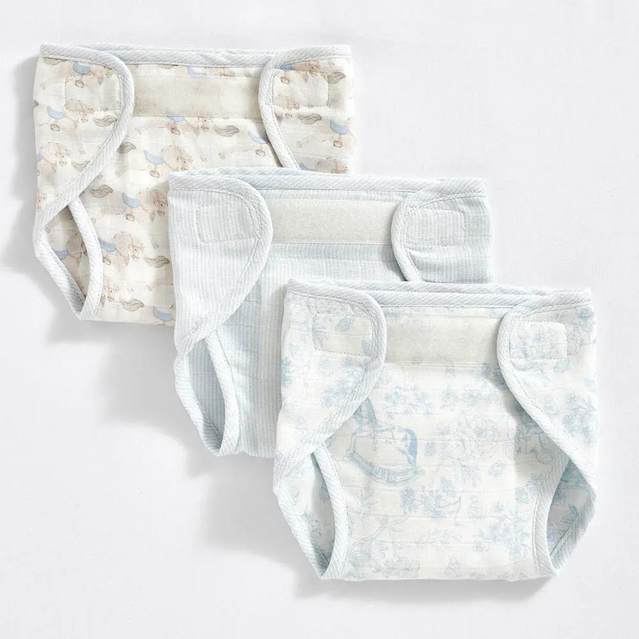 Annasimona Kids Horse Cradle Muslin Nappies - Set of Three
