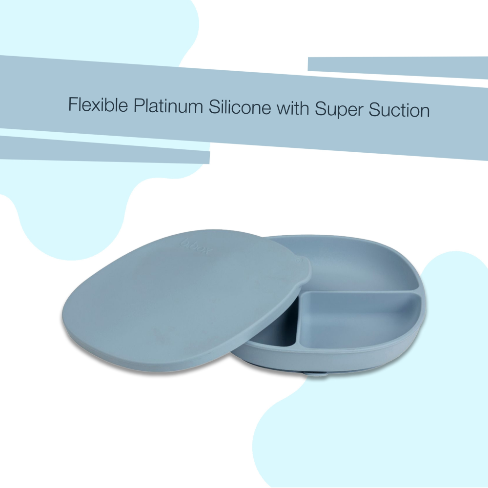 B.box Silicone Plate + Lid with Suction Base