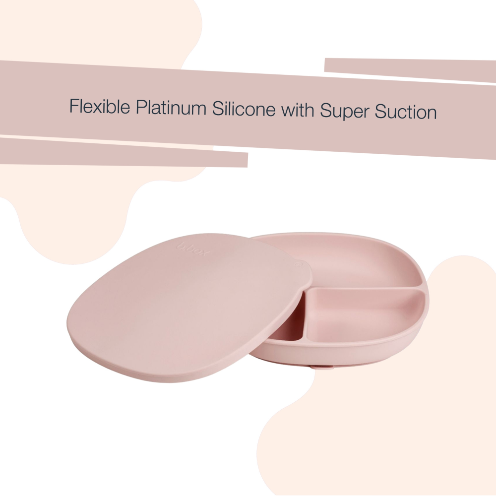 B.box Silicone Plate + Lid with Suction Base