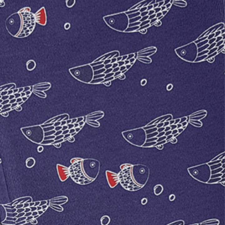Tiny Twig Zipsuit S/S Little Fish