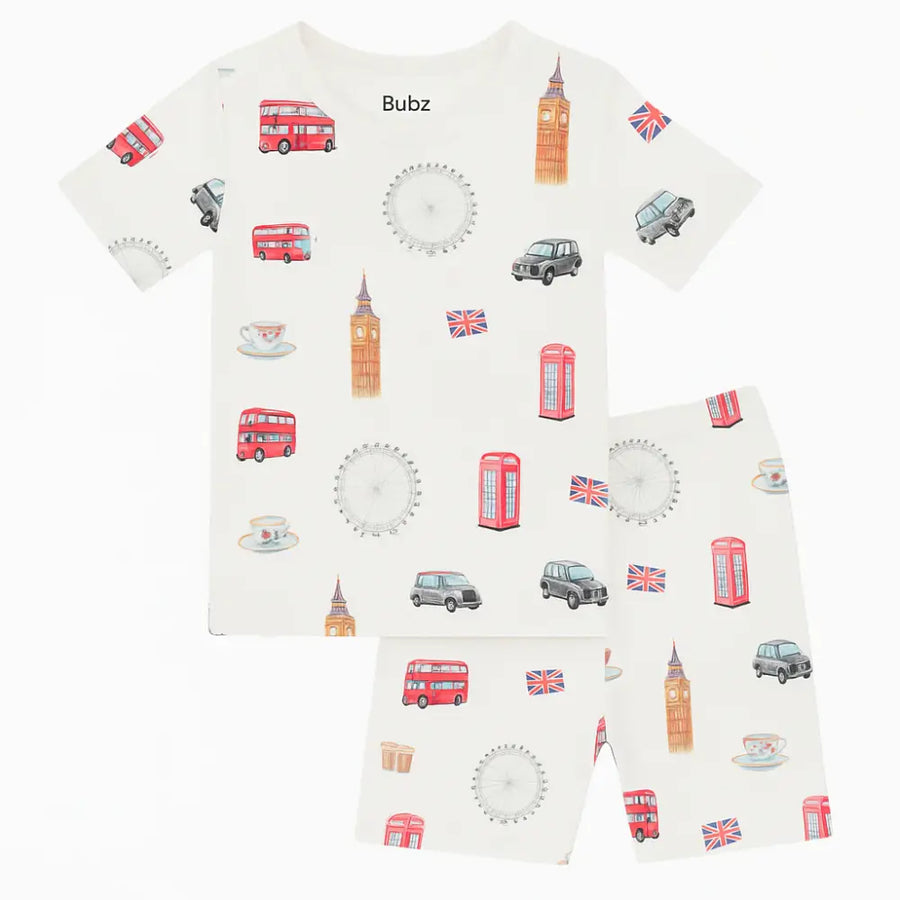 Bubz Short Sleeve Set - London