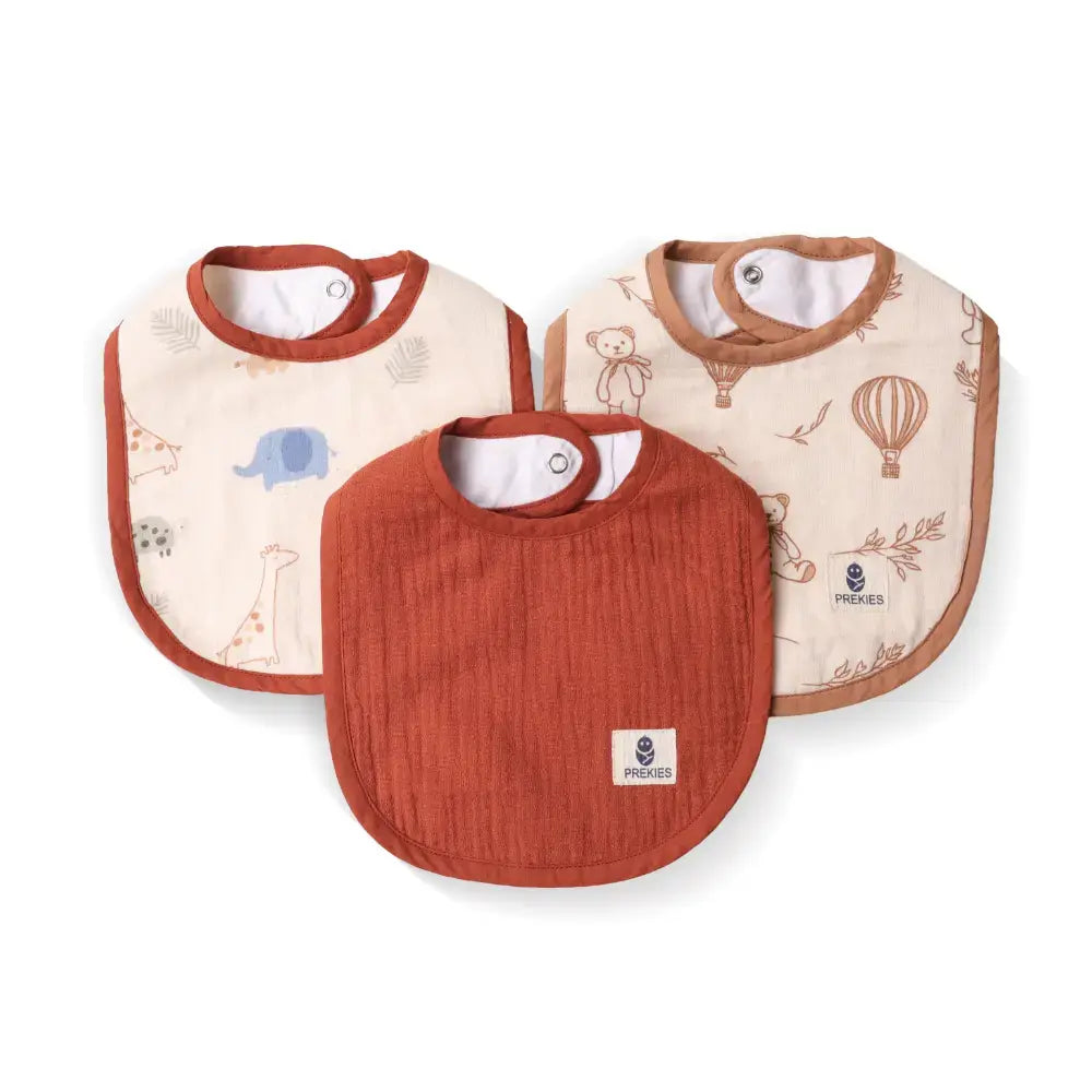 Prekies Bibs - Safari Trail (Set of 3)