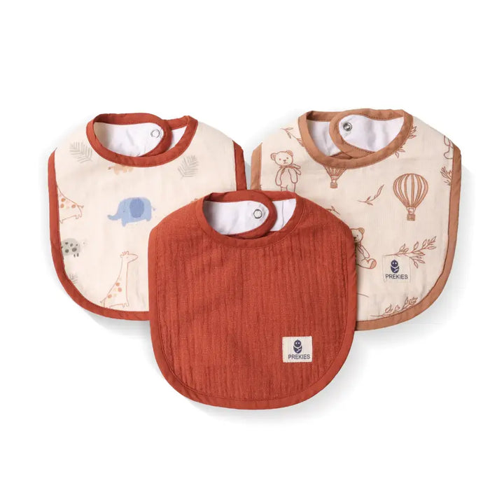 Prekies Bibs - Safari Trail (Set of 3)