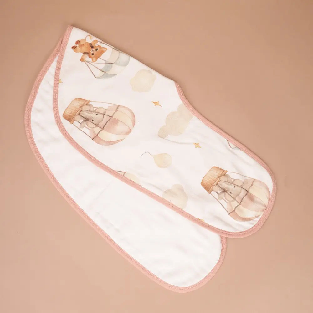 Cugo Bamboo Cotton Muslin Double Shoulder Burp Cloth