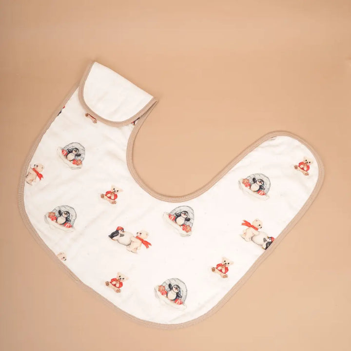 Cugo Bamboo Cotton Muslin Double Shoulder Burp Cloth