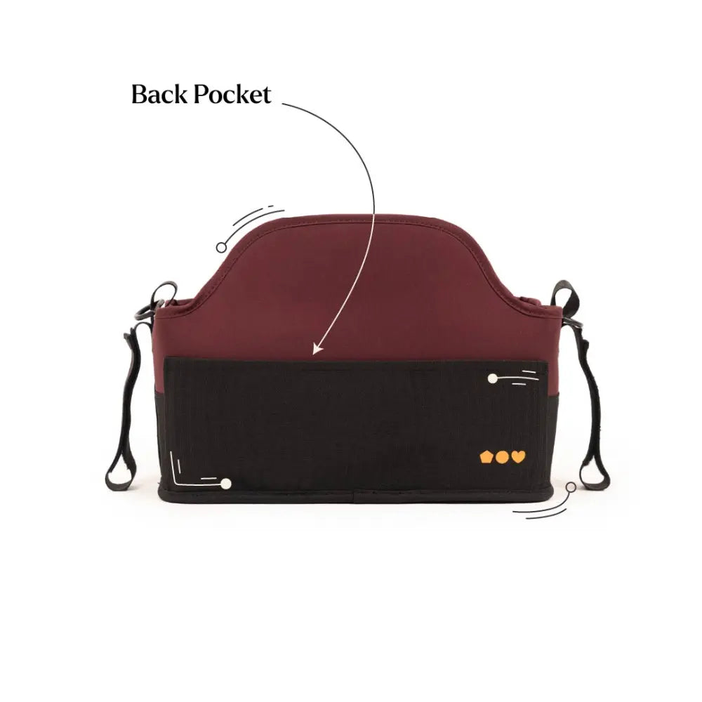 Loopie Organiser Bag - Maroon Mulberry