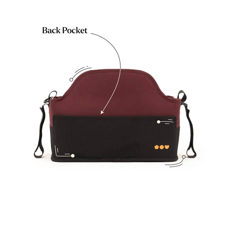 Loopie Organiser Bag - Maroon Mulberry