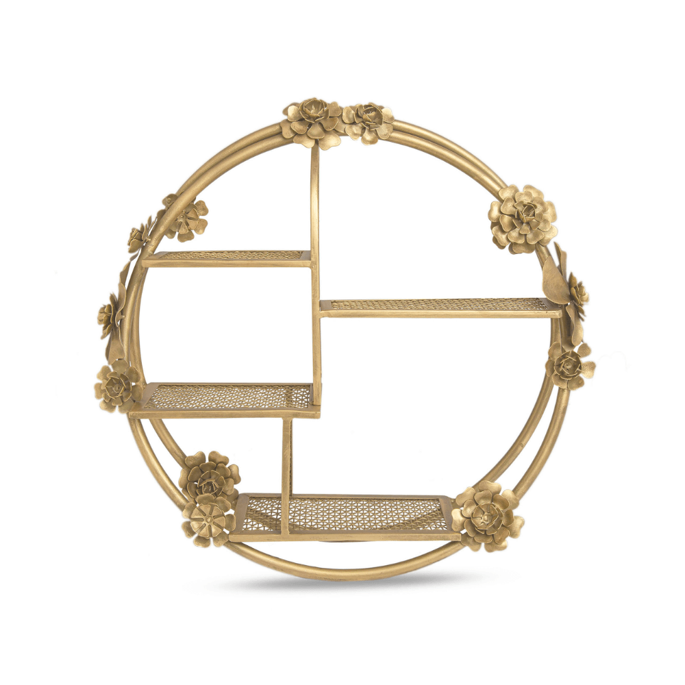 Flower Shelf Wall Decor 