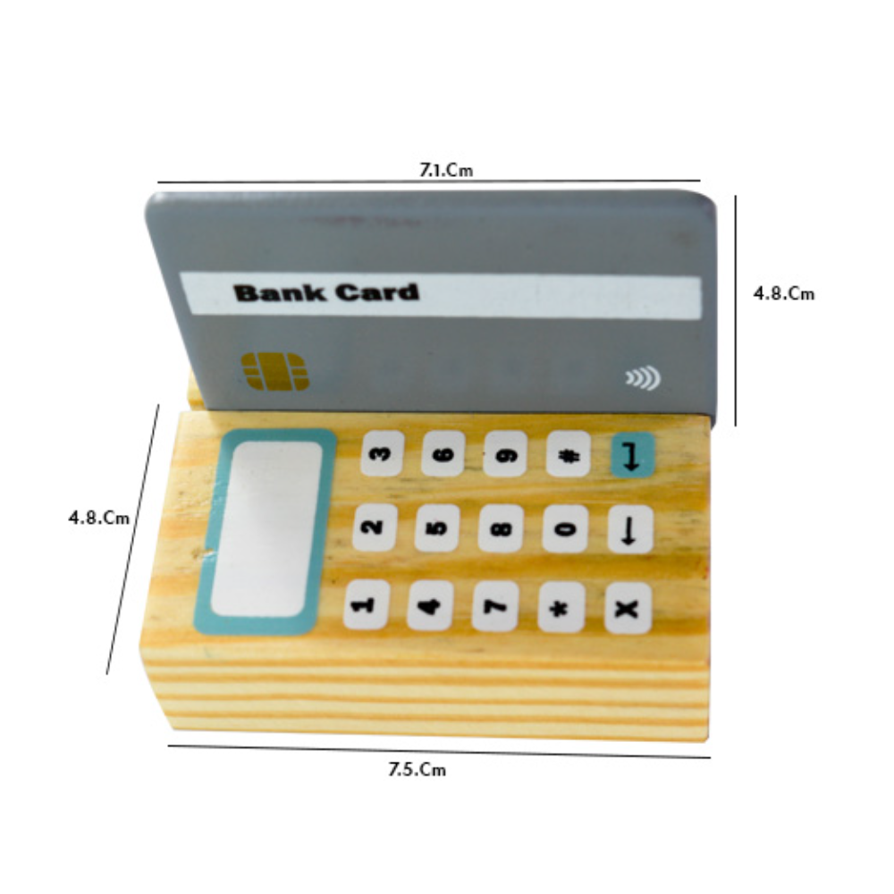 Playbox Funny Money - Cashier Wooden Toy