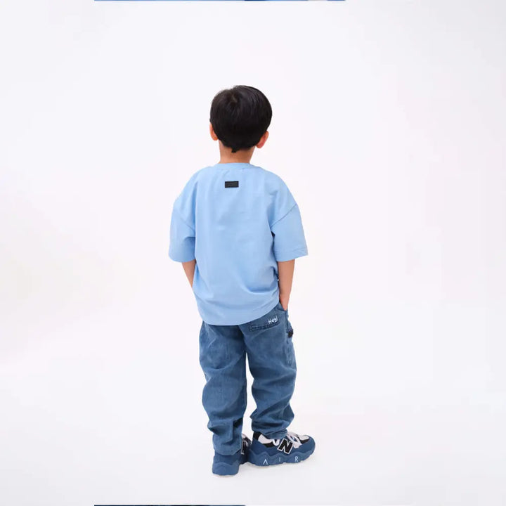 Krawl Kids Pocket Tee - Blue
