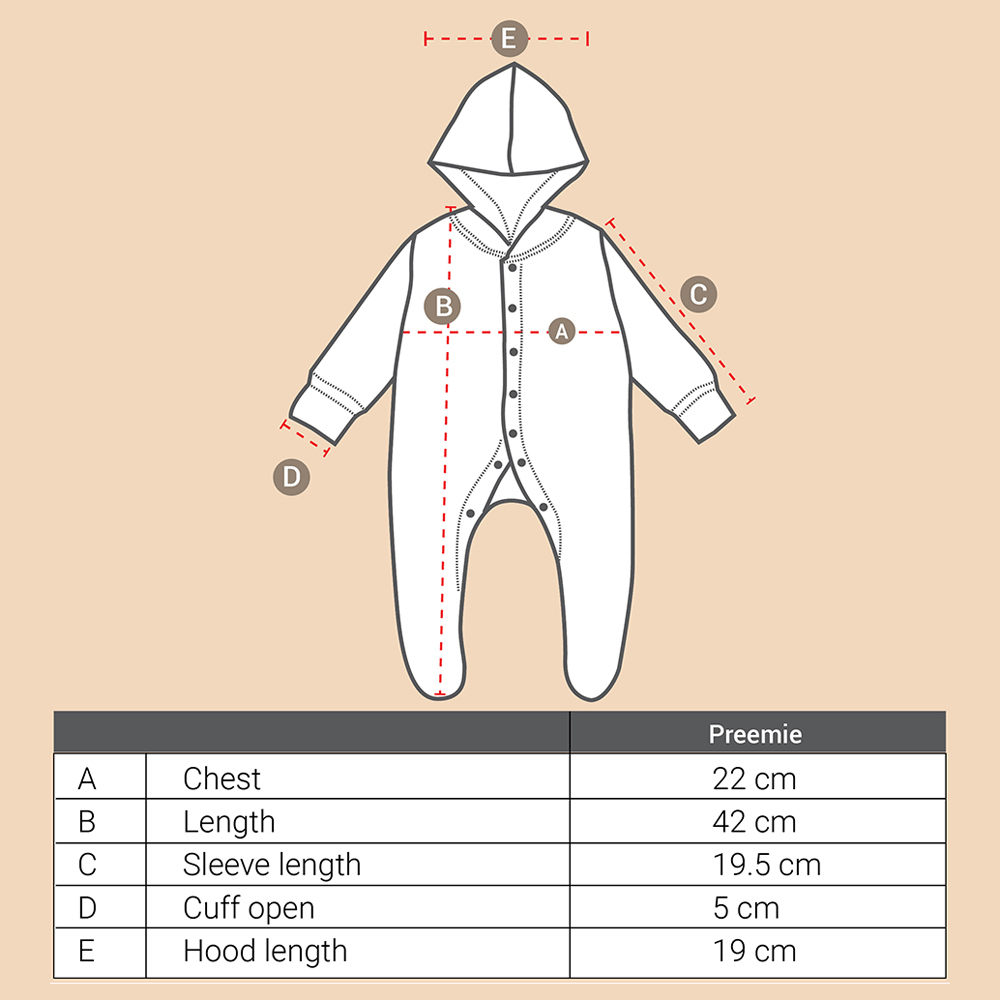 Enfants Preemie Little Star Jumpsuit