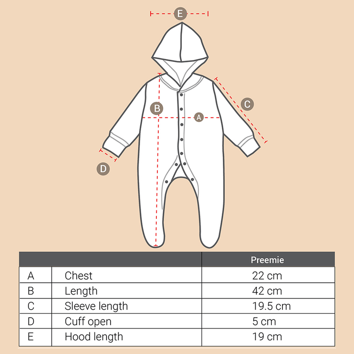 Enfants Preemie Little Star Jumpsuit