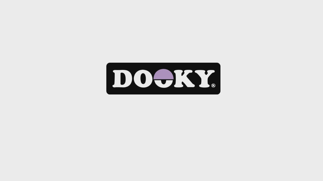 Dooky Buggy Hook Small (2pcs) Black – Heavy Duty Stroller Hooks for Pram &amp; Baby Stroller, 360° Rotating Adjustable Straps, Aluminium Carabiner Clip for Diaper/Nappy Bags, Shopping Bags &amp; Handbags