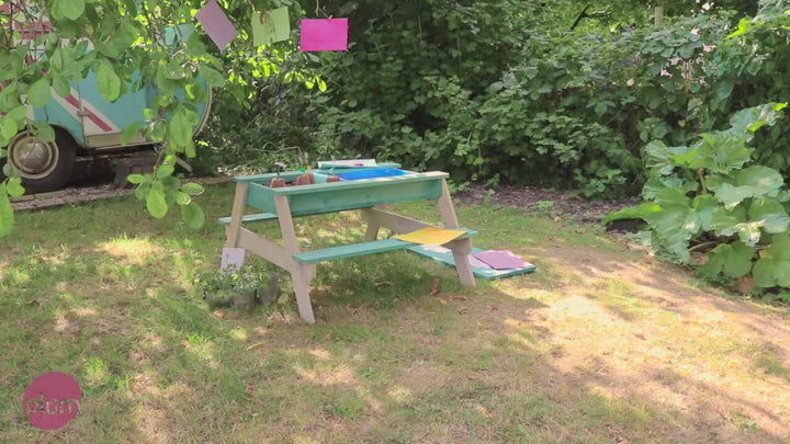 Plum Surfside Sand &amp; Water Wooden Picnic Table