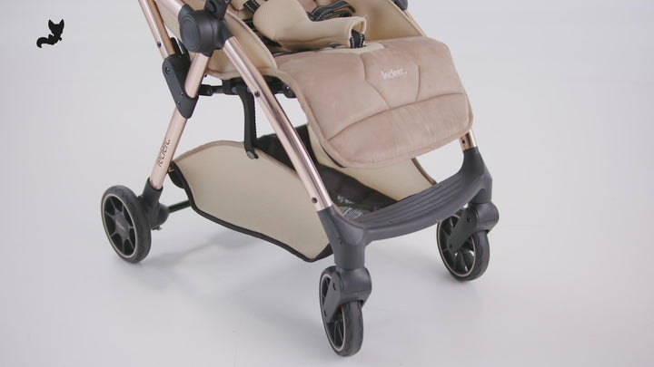 Leclerc Baby Hexagon Stroller - Carbon Black