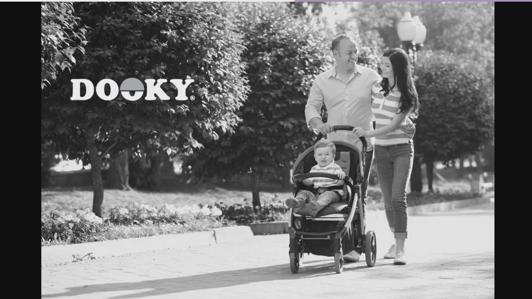 Dooky Universal Stroller Cup Holder – 360° Adjustable Anti-Slip Pram Bottle Holder, Unbreakable Drink &amp; Coffee Cup Stand for Baby Stroller &amp; Bicycle