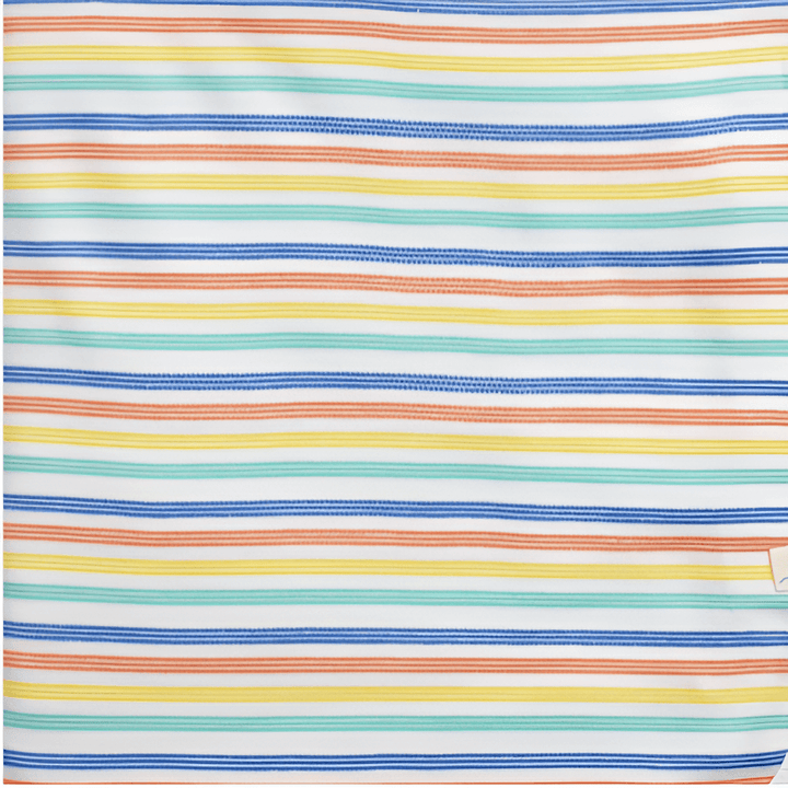 Tiny Twig Zipsuit S/S Rainbow Stripes
