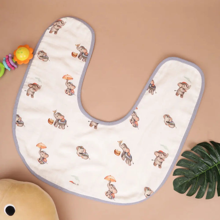 Cugo Bamboo Cotton Muslin Double Shoulder Burp Cloth