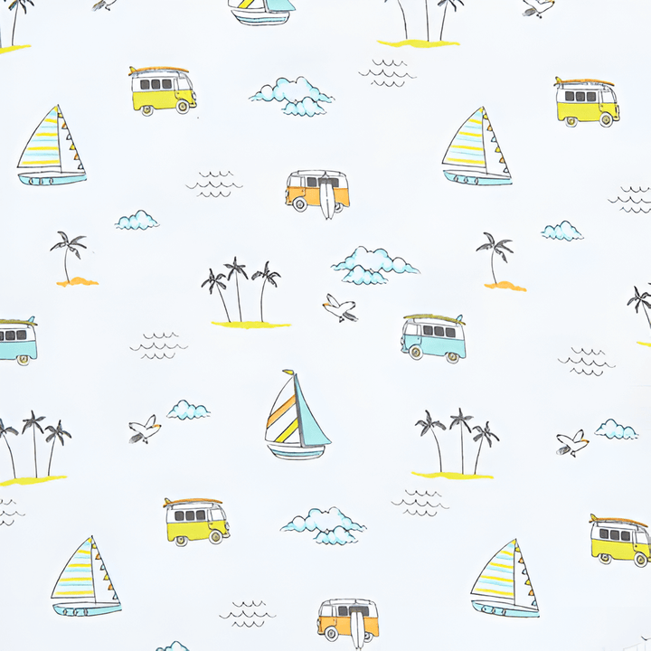 Tiny Twig Zipsuit S/S Sail Boat