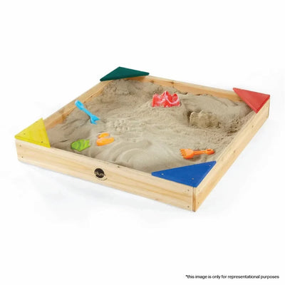 Plum Junior Wooden Sand Pit with Colour Seats