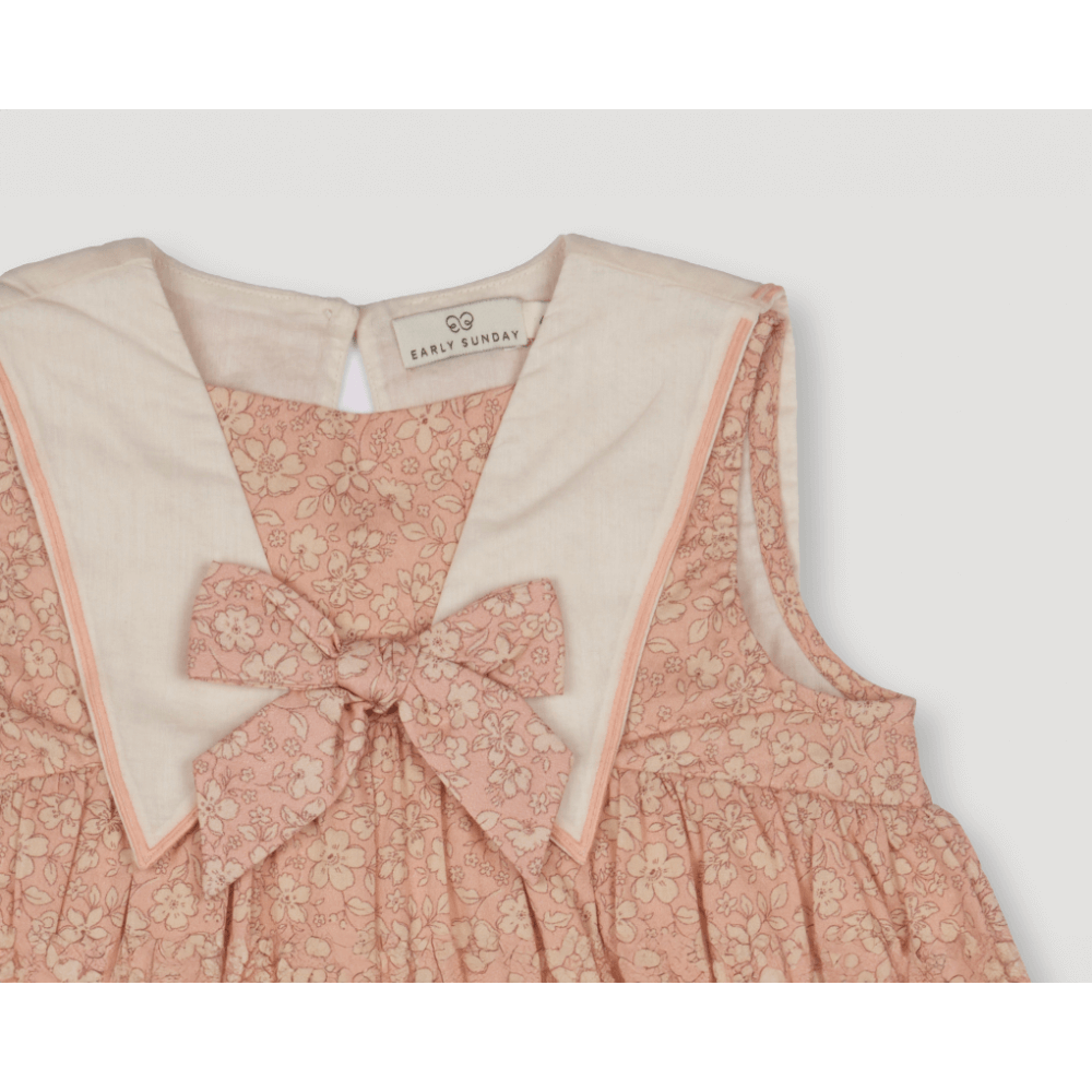 Early Sunday Printed Cotton Cambric Dress - Garden Flower