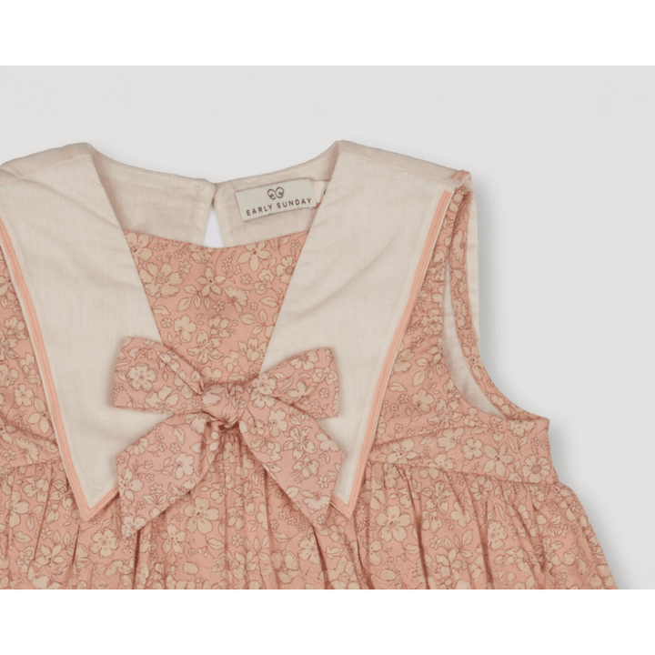 Early Sunday Printed Cotton Cambric Dress - Garden Flower