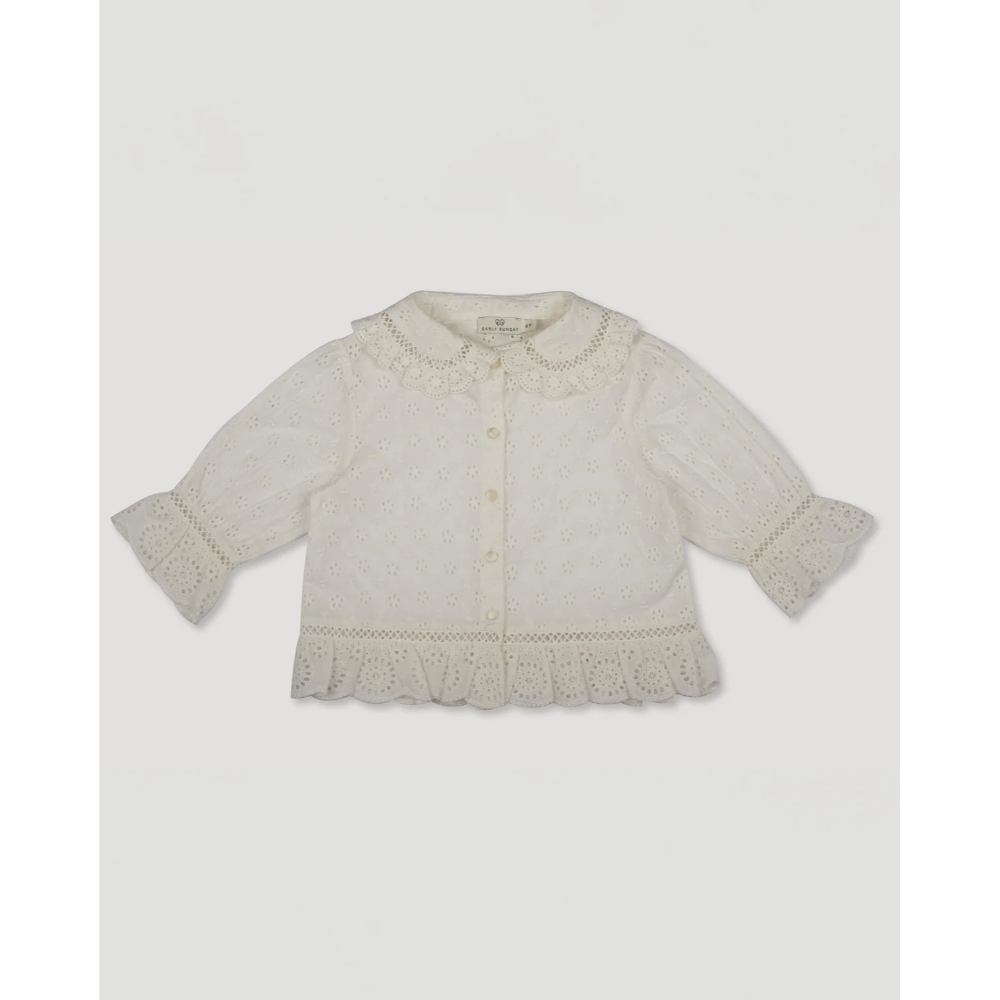 Early Sunday Iris Blouse - Ivory